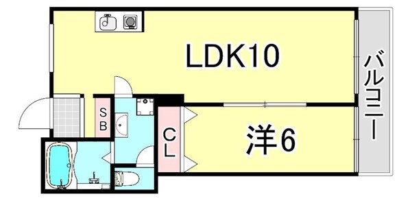 ヴィラ北田の物件間取画像